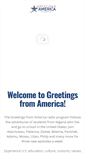 Mobile Screenshot of greetingsfromamerica.org